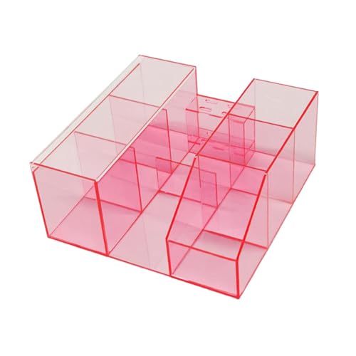 KiBcsLic Wimpernverlängerungs-Organizer, Wimpern-Aufbewahrungskoffer, Behälter, transparente 6-geteilte Beauty-Organizer-Aufbewahrungsbox für Haar-Accessoires, Rosa KiBcsLic Wimpernverlängerungs-Organizer, Wimpern-Aufbewahrungskoffer, Behälter, transparente 6-geteilte Beauty-Organizer-Aufbewahrungsbox für Haar-Accessoires, Rosa von KiBcsLic