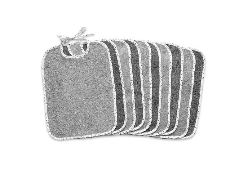 KiGATEX Lätzchen Multicolor, (Spar-Set, 10er Pack), Walkfrottier von KiGATEX