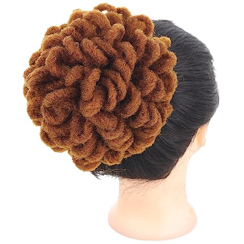 Damen-Perücke, Haarknoten, Haarwickel, Kordelzug, schmutziger Zopf, explodierender Haarwickel Modedekoration (Color : 3, Size : 1) von KiHene