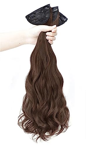 Damen-Perücke, natürliches, unberührtes Haar, langes, gewelltes, lockiges Haar, Ersatz-Haarvolumen Modedekoration (Color : 1, Size : 1) von KiHene