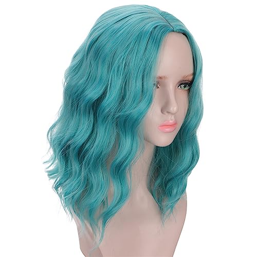 Frauen Perücke kurzes lockiges Haar Bobo Cosplay Damen Perückenkopf Set Hochtemperaturseide Modedekoration (Color : 4, Size : 1) von KiHene