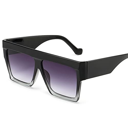 Retro-Sonnenbrille Mit Großem Rahmen for Männer Und Frauen Im Freien, Dekorative Sonnenbrille (Color : 3, Size : 1) von KiHene