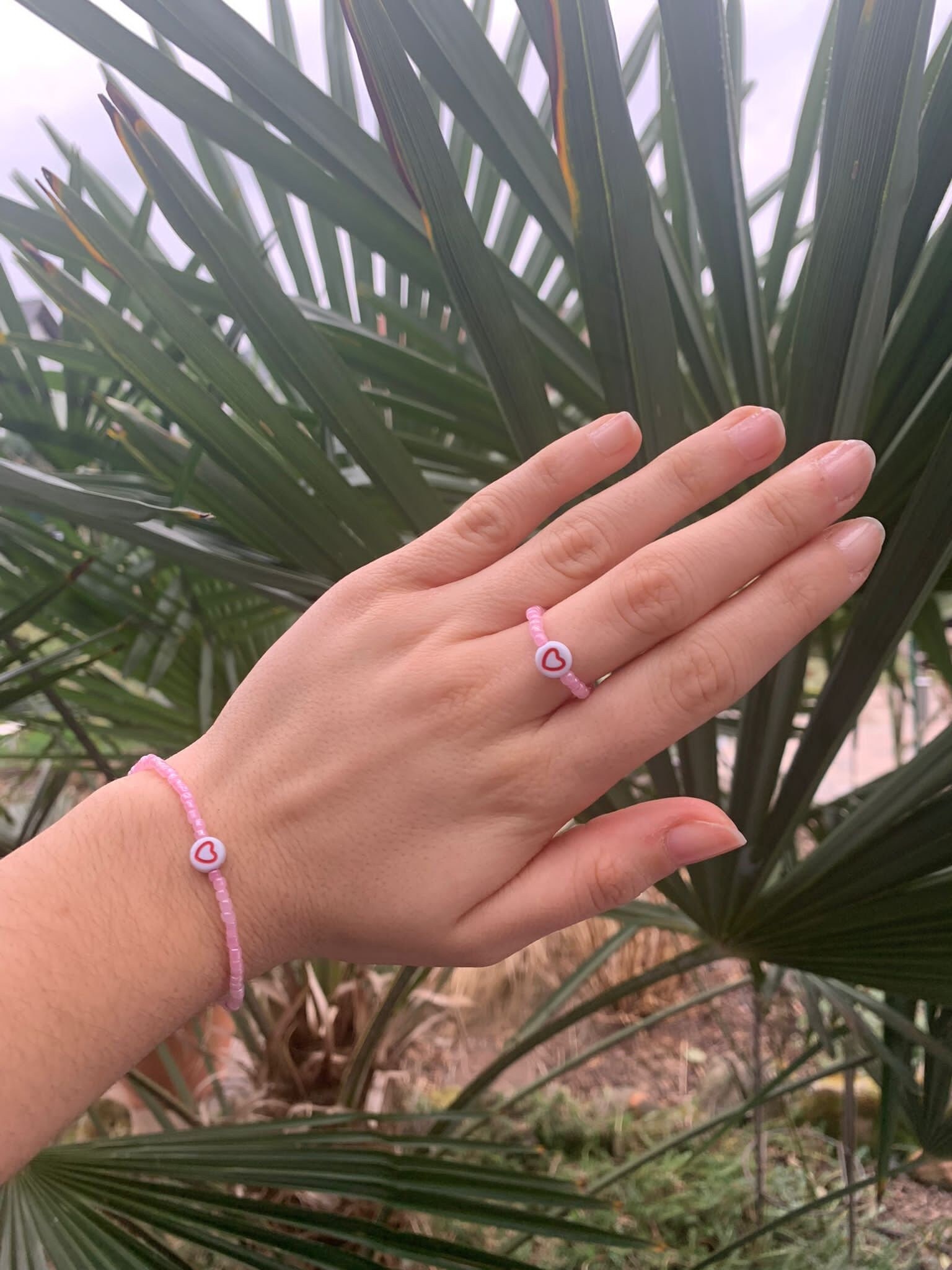 Rosa Armband Und Ring Rosa Armband Und Ring von KiJo24