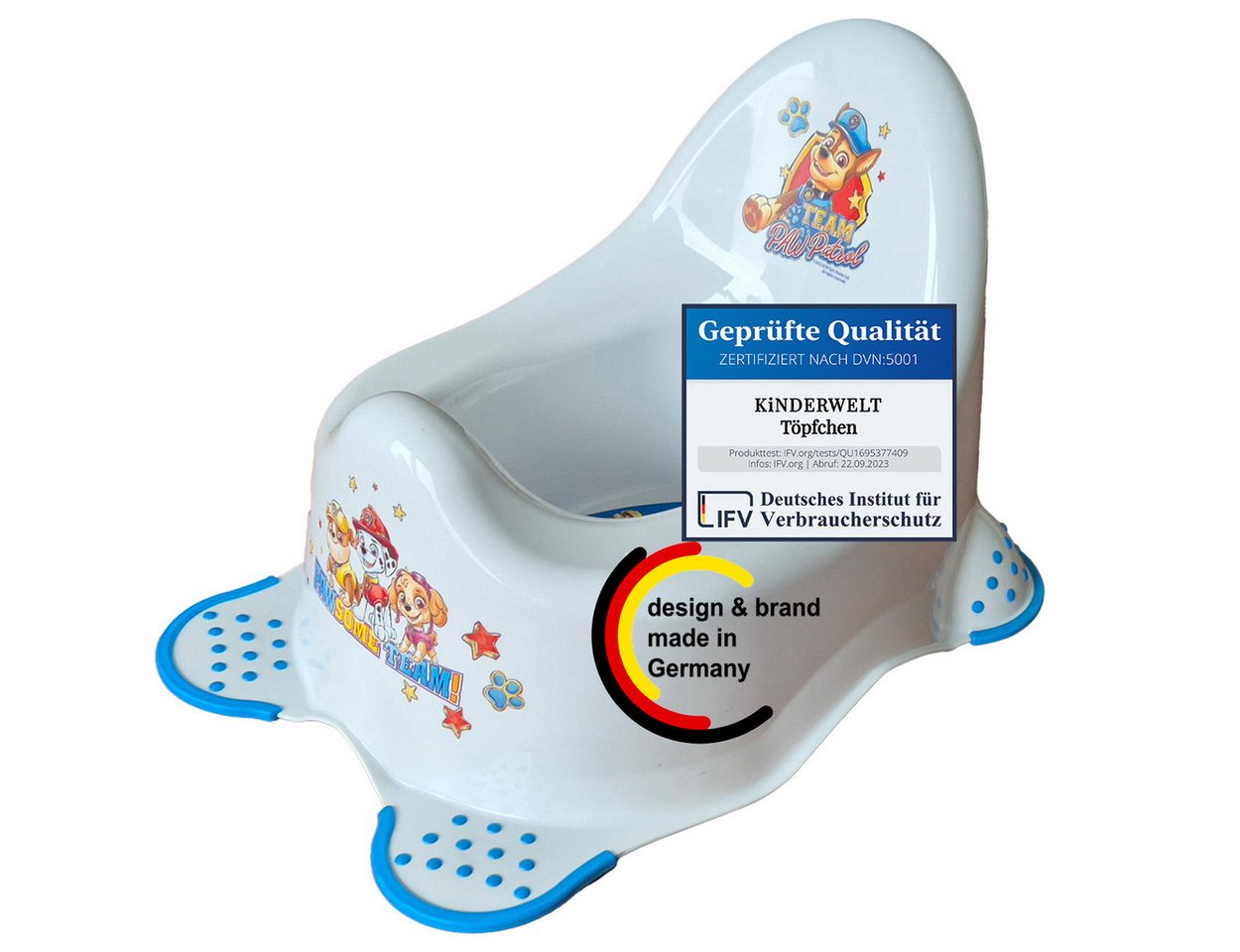 KiNDERWELT Töpfchen Premium Kindertopf stabiler Babytopf von KiNDERWELT