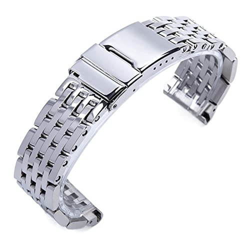 Kiaoeiuyti 22mm 24 mm silberne Edelstahl -Uhr -Armband für Breitling -Gurt -Uhrenband für Avenger Navitimer Superocean Watchbänder Interesting life von Kiaoeiuyti
