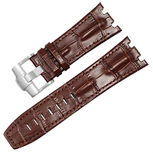 Kiaoeiuyti Echter Leder -Uhrengurt für AP 15703 Royal Oak Offshore Serie 28mm Crocodile Watchbänder Kiaoeiuyti Echter Leder -Uhrengurt für AP 15703 Royal Oak Offshore Serie 28mm Crocodile Watchbänder von Kiaoeiuyti