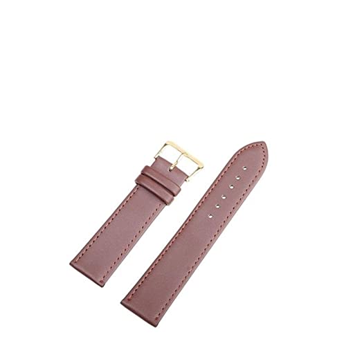 Kiaoeiuyti Einfach Weave PU Leder -Gurt Uhrenband 12 mm, 14 mm, 16 mm, 18 mm, 20mm Uhrenband Süßigkeiten Farben Uhr Bänder für Uhren Uhrengurt (Farbe: Rose, Größe: 22 mm) Interesting life von Kiaoeiuyti