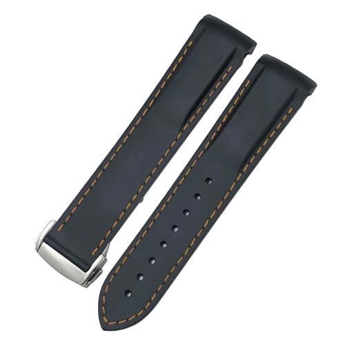 Kiaoeiuyti Gummi -Uhren -Bänder 19mm 20 mm 21 mm 22 mm für Omega Seamaster Planet Ozean wasserdichtes Sportuhrgurt von Kiaoeiuyti