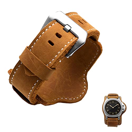 Kiaoeiuyti Retro dicke echte Ledermänner Armbanduhr für Panerai PAM380 111 351 Braun schwarz mit Matte 20mm 22 mm 24 mm 26 mm Interesting life Kiaoeiuyti Retro dicke echte Ledermänner Armbanduhr für Panerai PAM380 111 351 Braun schwarz mit Matte 20mm 22 mm 24 mm 26 mm Interesting life von Kiaoeiuyti