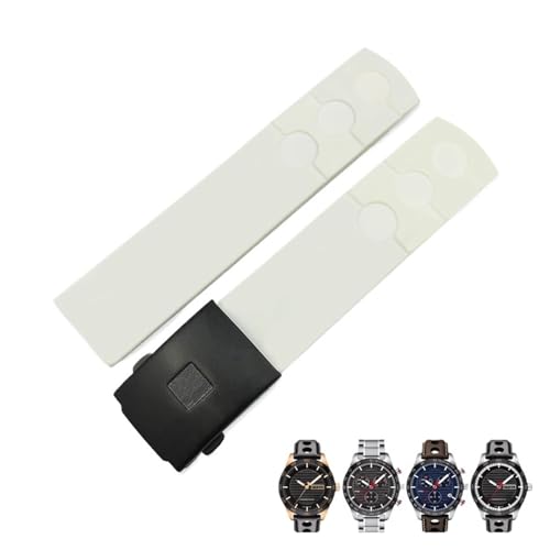 Kiaoeiuyti Rubber Watchband 20 mm geeignet für Tissot PRS516 T100417 Sportdosiger weicher Uhrengurt Freie Werkzeuge Männer Männer von Kiaoeiuyti