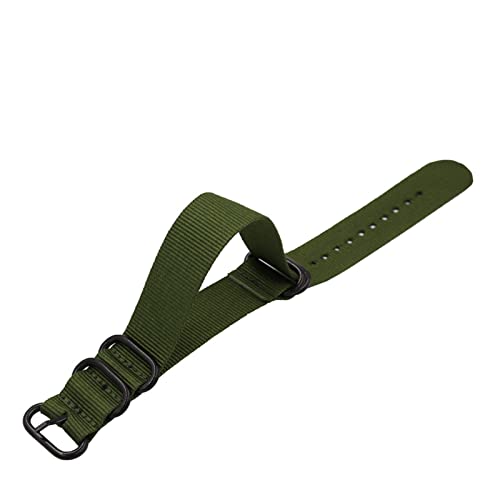 Kiaoeiuyti Stoff Nylon Sportgurt 18mm 20 mm 22 mm 24 mm langlebiger Uhrengürtel Mode farbenfrohe Regenbogen Uhren -Uhr -Accessire Uhrengurt Interesting life von Kiaoeiuyti