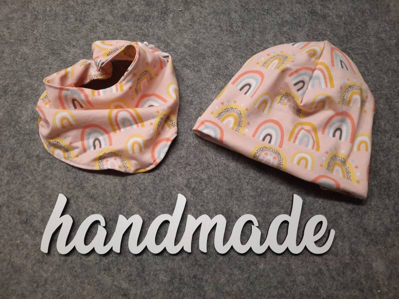 Set Beanie & Halstuch Regenbogen von KiasWorld