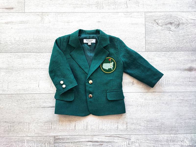Grüne Golfjacke, Geburtstagsblazer 1st Birthday von KichyKidsClothing