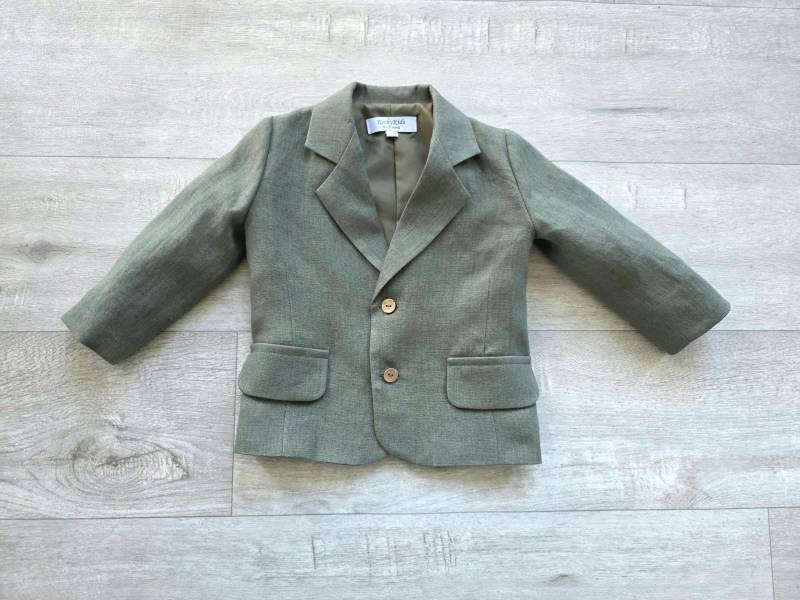 Jungenjacken in Vielen Farben, Geburtstags-Leinenblazer, Kinderblazer von KichyKidsClothing