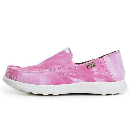 Kickback Couch 2.0 – Herren Slip-On Canvas Loafers – Leichte Freizeitschuhe mit All-Day Comfort - Farbe Washedout Pink - Größe EU42 von Kickback