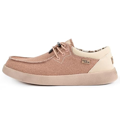 Kickback Haven Schuhe - Herren Mokassins - Farbe Rust - Leicht, geschnürt und lässig - Größe EU45 von Kickback