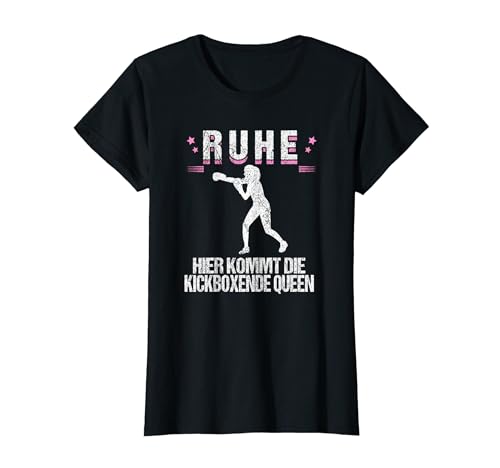 Kickboxen Damen Kampfsport Training Mädchen Kickboxen T-Shirt von Kickboxen Geschenke & Zubehör für Frauen Mädchen