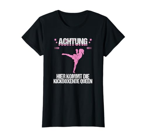 Kickboxen Damen Kampfsport Training Mädchen Kickboxen T-Shirt von Kickboxen Geschenke & Zubehör für Frauen Mädchen