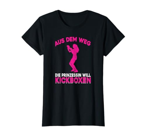Kickboxen Damen Kampfsport Training Mädchen Kickboxen T-Shirt von Kickboxen Geschenke & Zubehör für Frauen Mädchen