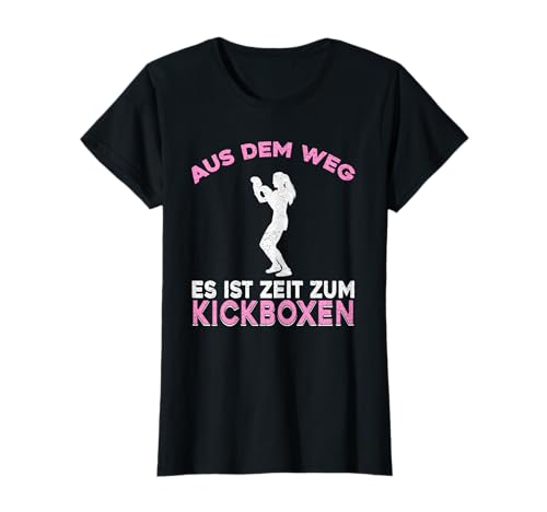 Kickboxen Damen Kampfsport Training Mädchen Kickboxen T-Shirt von Kickboxen Geschenke & Zubehör für Frauen Mädchen