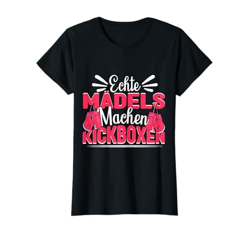Kickboxen Kickboxerin Echte Mädels machen Kickboxen T-Shirt Kickboxen Kickboxerin Echte Mädels machen Kickboxen T-Shirt von Kickboxerin Kampfsport u. Geschenkidee