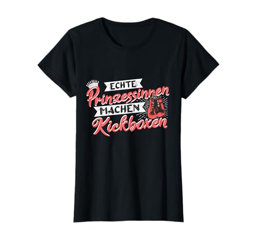 Kickboxen Mädchen Echte Prinzessinnen machen Kickboxen T-Shirt Kickboxen Mädchen Echte Prinzessinnen machen Kickboxen T-Shirt von Kickboxerin Kampfsport u. Geschenkidee