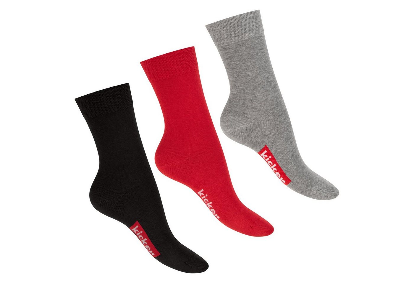 Kicker Basicsocken Sportliche Socken aus Baumwolle für Damen und Herren von Kicker