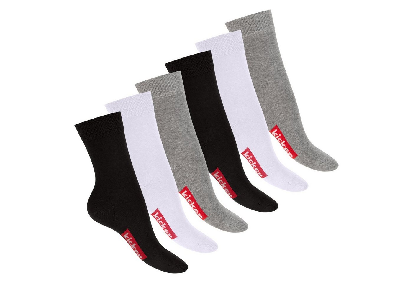 Kicker Basicsocken Sportliche Socken aus Baumwolle für Damen und Herren von Kicker