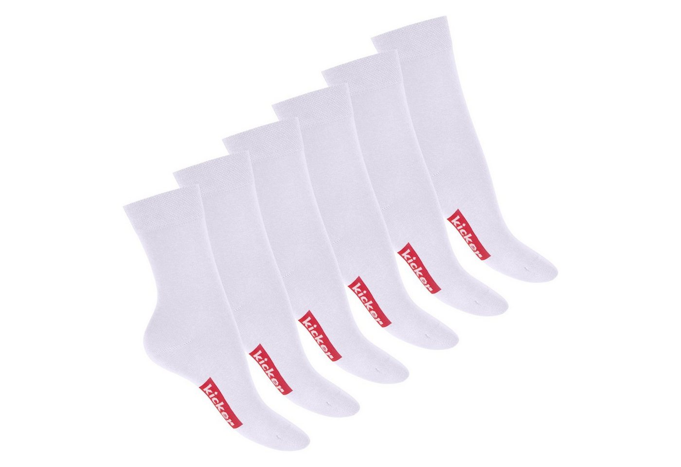 Kicker Basicsocken Sportliche Socken aus Baumwolle für Damen und Herren von Kicker