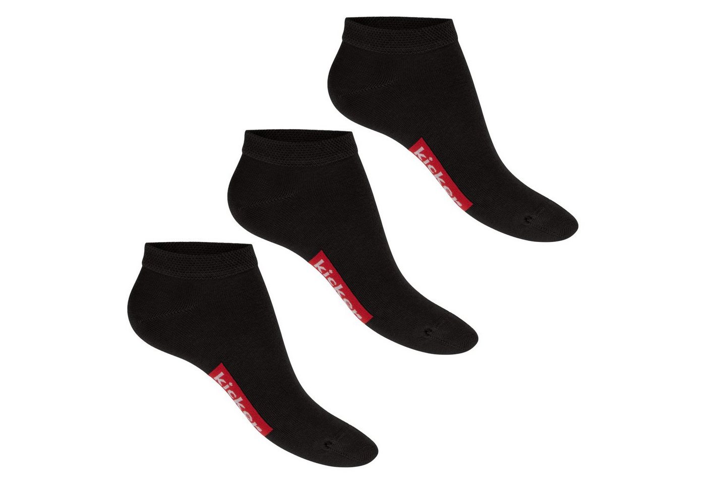 Kicker Kurzsocken Sneaker Socken für Damen und Herren aus Baumwolle von Kicker