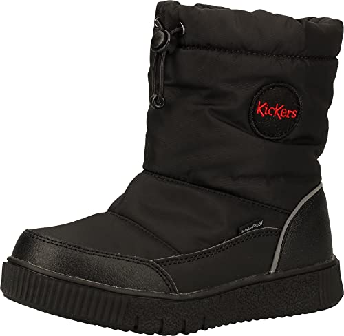 KICKERS Atlak Stiefelette ,Jungen, Schwarz, 28 EU von Kickers