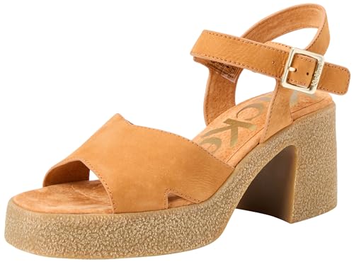 KICKERS Damen Kick-Konstanz Sandale mit Absatz, Camel, 37 EU von Kickers