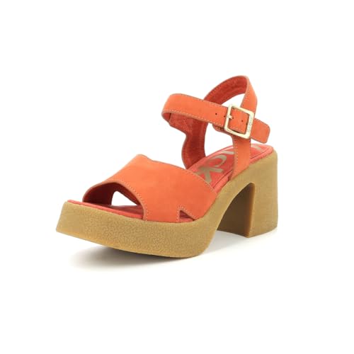 KICKERS Damen Kick-Konstanz Sandale mit Absatz, Ziegelorange, 40 EU von Kickers