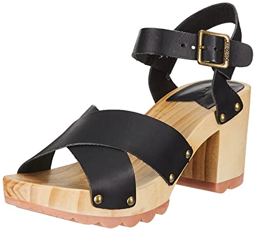 KICKERS Damen Kick Wise Sandale mit Absatz, Schwarz, 39 EU von Kickers