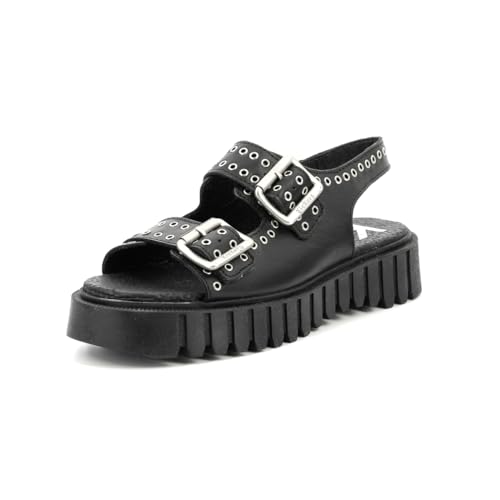 KICKERS Damen KickFalk Sandale, Schwarz, 36 EU von Kickers