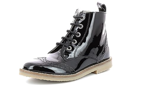 KICKERS Damen Tyrol Oxford-Schuh, Noir Vernis, 38 EU von Kickers