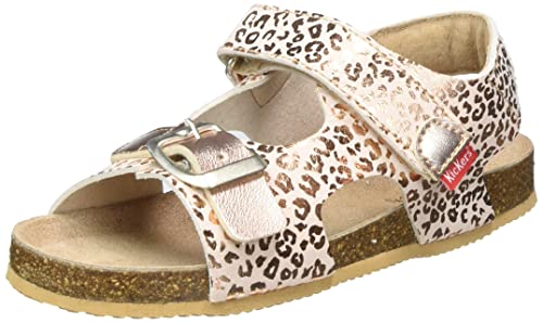 KICKERS FUXIO Sandale, Hellrosa Leopard, 34 EU von Kickers