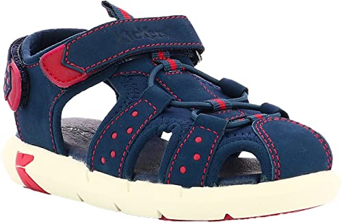 KICKERS Jumange Sandale, Marineblau, Rot, 33 EU von Kickers