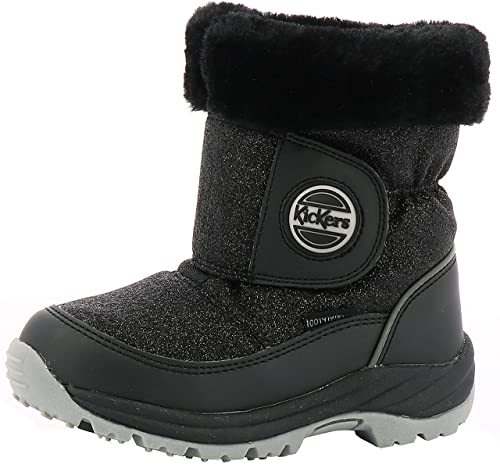 KICKERS Jumpsnow WPF Stiefelette, GLÄNZEND SCHWARZ, 32 EU von Kickers