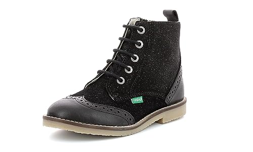 KICKERS Jungen Mädchen Tyrol Oxford-Schuh, Noir Brillant, 34 EU von Kickers