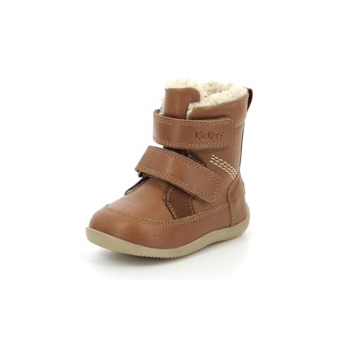 KICKERS Jungen Unisex Kinder BAMAKRATCH Stiefelette, Camel, 19 EU von Kickers