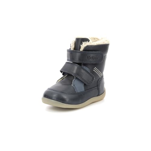KICKERS Jungen Unisex Kinder BAMAKRATCH Stiefelette, Marine, 19 EU KICKERS Jungen Unisex Kinder BAMAKRATCH Stiefelette, Marine, 19 EU von Kickers