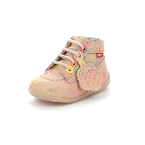 KICKERS Jungen Unisex Kinder BONZIP-2 Stiefelette, Rose Sunshine, 22 EU von Kickers