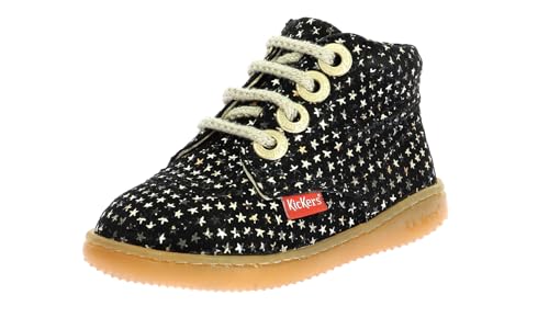 KICKERS Jungen Unisex Kinder KICKBILLISTA Stiefelette, Schwarze Sterne, 19 EU KICKERS Jungen Unisex Kinder KICKBILLISTA Stiefelette, Schwarze Sterne, 19 EU von Kickers