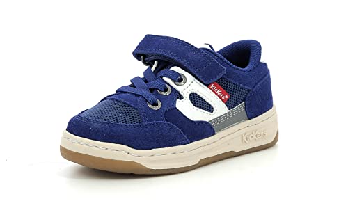 Kickers Jungen Unisex Kinder Kikouak Sneaker, Marine Blanc, 34 EU von Kickers