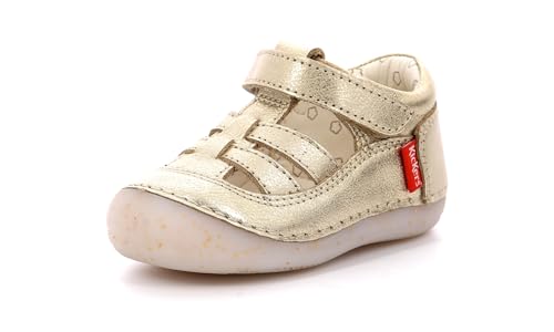 KICKERS Jungen Unisex Kinder SUSHY Mary Jane Schuh, BEIGE Champagne, 27 EU von Kickers