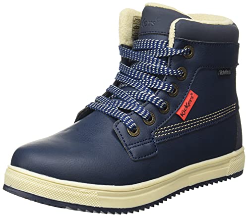 KICKERS Jungen Unisex Kinder YEPO WPF Sneaker, Marine, 31 EU von Kickers