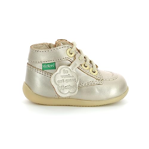 KICKERS Unisex Kinder Bonzip-2 Stiefelette, Gold, 23 EU von Kickers