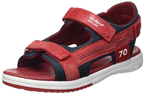 KICKERS Herren Plane Sandale, Marinerot, 35 EU von Kickers