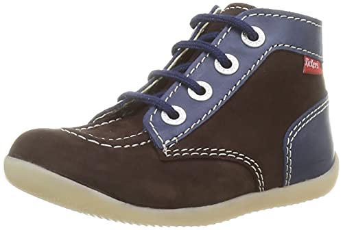 Kickers Baby-Jungen Bonzip-2 Mary Jane Schuh, Dunkelbraun, 19 EU von Kickers